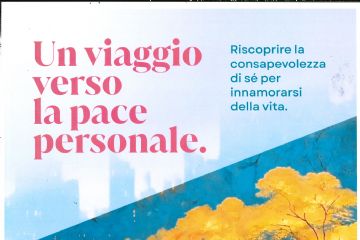 Locandina della serata "Un viaggio verso la pace personale."