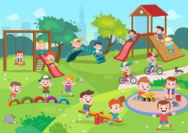 parco giochi per clip art